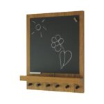 XL Schlüsselboard Magnettafel aus Eichenholz