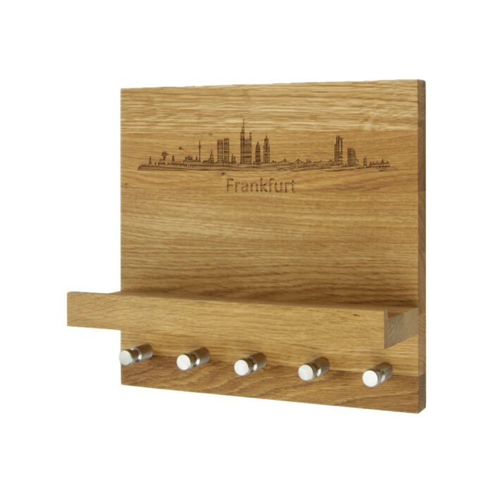 Schlüsselboard mit Skylinemotiv von deiner Wunschstadt