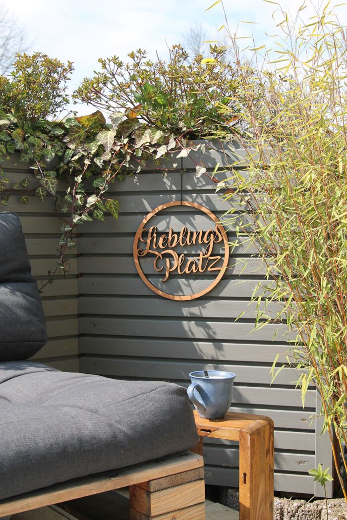 Holzkranz Lieblingsplatz