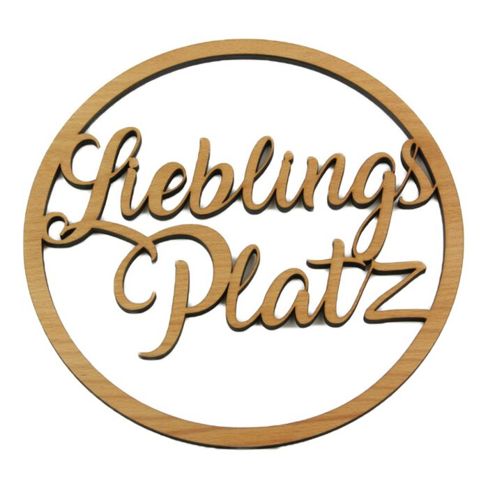 Holzkranz Lieblingsplatz
