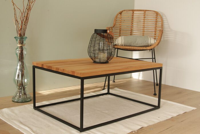 rechteckig sofatisch holz