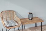 Couchtisch aus Massivholz 50 x 90 cm