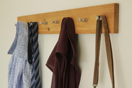 77cm Wandgarderobe Wildeiche