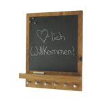Schlüsselboard mit großer Magnettafel aus Wildeiche