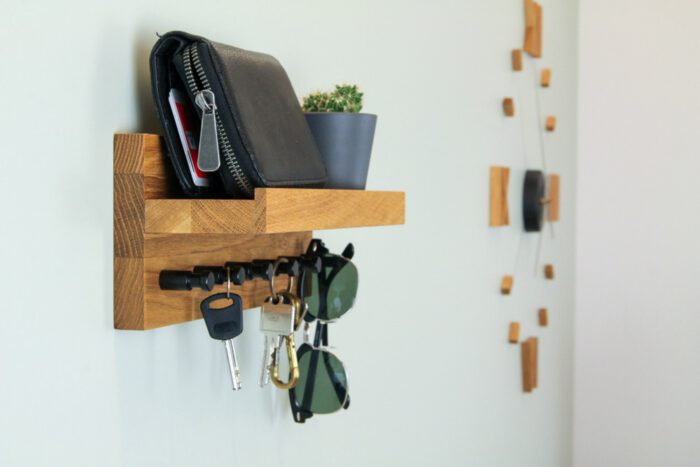 Schlüsselboard massivholz eiche